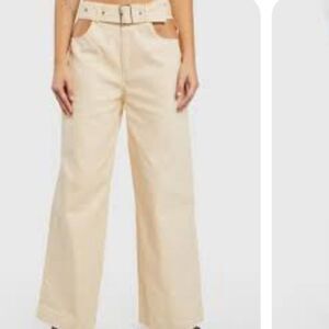 - Bailey Rose wide leg dress pants with front cut outs NWT
